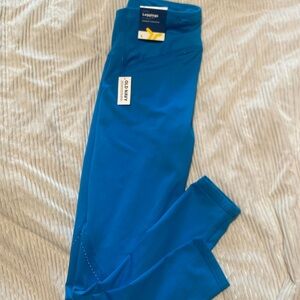 NWT Old Navy Powersoft Coze Full Length Bright Blue Women's Leggings